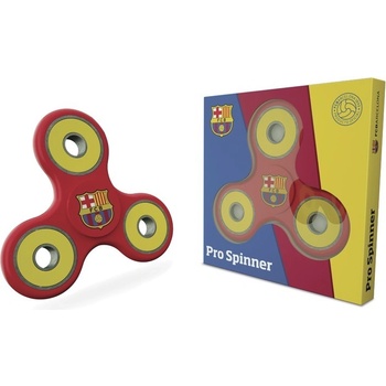 Fidget spinner FC Barcelona červený