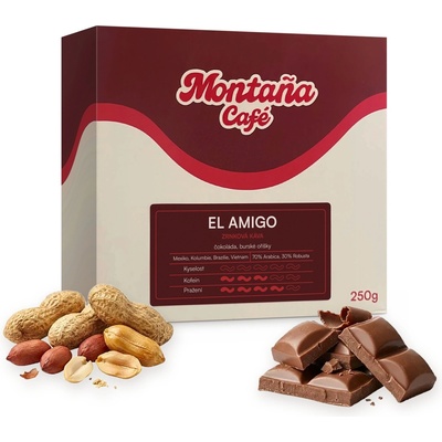 Café Montaña espresso směs 70÷30 mletá 250 g