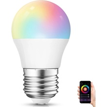 Aigostar B.V. LED RGBW Stmievateľná žiarovka G45 E27/6,5W/230V 2700-6500K Wi-Fi Aigostar AI0818