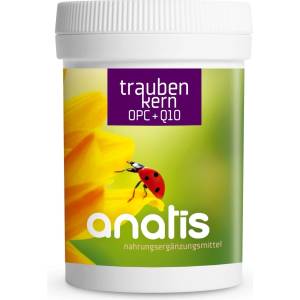 anatis Naturprodukte Eкстракт от гроздови семки (opc) + Коензим q10 - 90 капсули