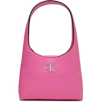 Calvin Klein Дамска чанта Calvin Klein Jeans Minimal Monogram Shoulder Bag K60K610843 Pink Amour TO5 (Minimal Monogram Shoulder Bag K60K610843)
