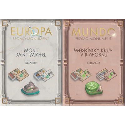 TLAMA games Monumenty věků: MUNDO a EUROPA promo