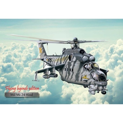 Helikoptéra Mi-24 - ceduľa 29cm x 20cm Plechová tabuľa