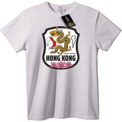 NOONEBRAND Тениска Хонконг Драконов Тур - 3XL, White