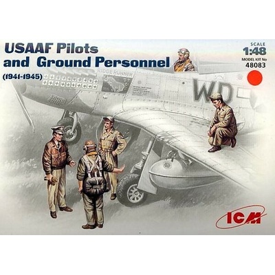 ICM USAF pilots and ground crew 1941-1945 1:48