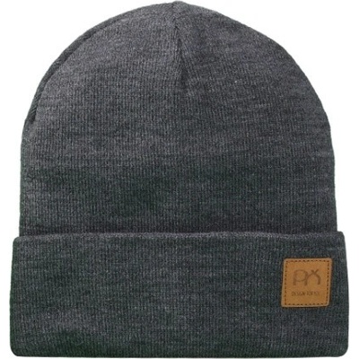 Pletex dvojitá pletená čepice P358 Světle šedá