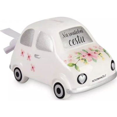 Albi Pokladnička svatební Auto Na svatební cestu 9 x 8,5 x 15 cm