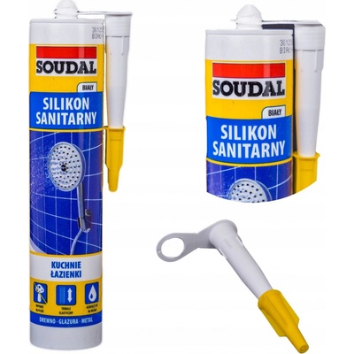 SOUDAL Sanitárny silikón 280ml biely