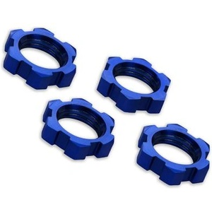 Traxxas гайка на колелото 17mm алуминиева синя (4)