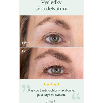 deNatura Růstové sérum na řasy 3 ml