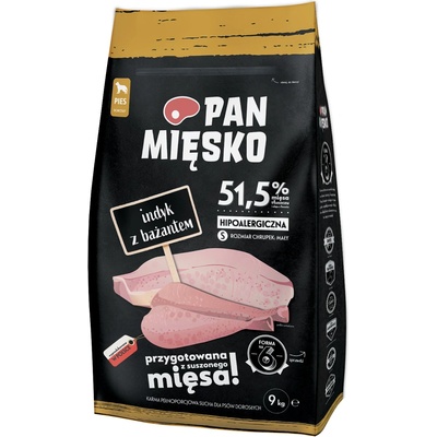 PAN MIĘSKO 2x9кг Adult Small Pan Mięsko, суха храна за кучета - пуешко и фазан