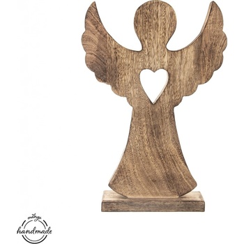 Anjel z mangového dreva ORION 36,5cm