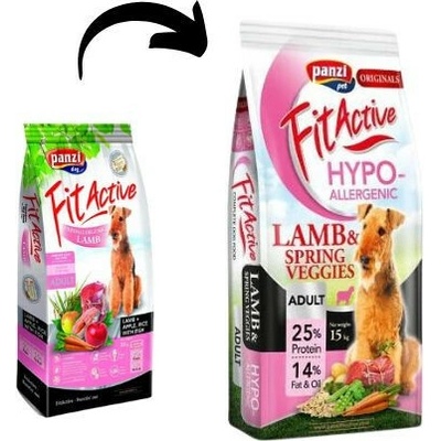 Panzi Fit Active Hypoallergenic Lamb & Apple Rice 15 kg