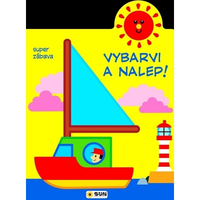 Vybarvi a nalep! loďka