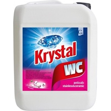 Krystal WC na nerez a keramiku ružový 5 l