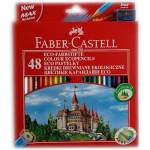 Faber-Castell Моливи Замък Фабел Кастел Faber Castell 48 цвята + острилка