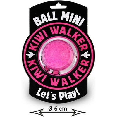 Kiwi Walker míč mini neonově růžový 6 cm