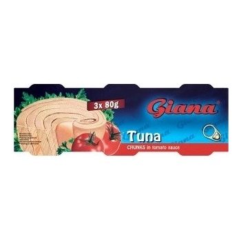 Giana Tuniak kúsky v paradajkovej omáčke 3 x 80 g