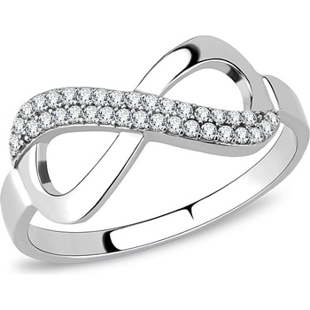 Mabell Dámský prsten z chirurgické oceli MONICA CZ221DA054 9C45