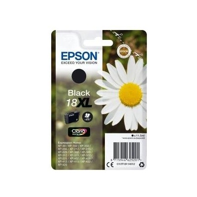 Оригиална касета за мастило Epson Cartucho 18XL negro Бял Черен