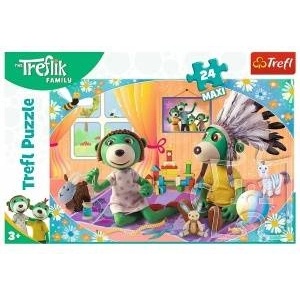 Trefl 24 maxi puzzles - Treflik Family TREFL