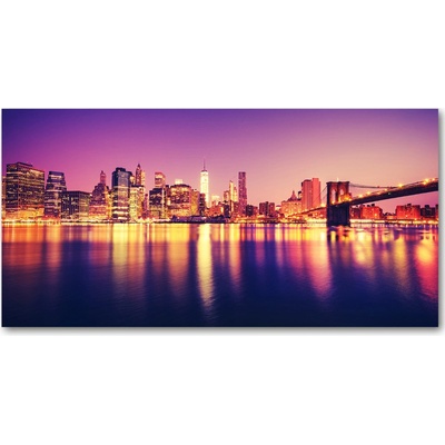 Fotoobraz na skle Manhattan New York 100x50 cm