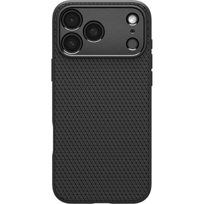 Spigen Калъф Spigen - Liquid Air, iPhone 17 Pro Max, черен (8800283313970)