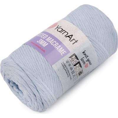 Prima-obchod Pletací příze Twisted Macrame 250 g rozčesávací, barva 6 (760) modrá světlá
