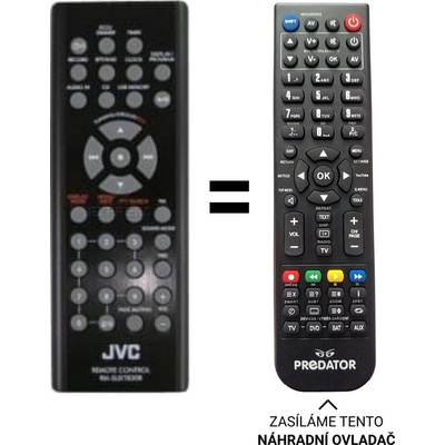 Dálkový ovladač Predátor JVC RM-SUXTB30R, UX-TB30 – Hledejceny.cz