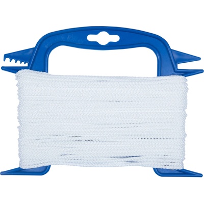 CONNEX PP pletené lano 8pramenné, 3 mm × 20 m, bílá, navíječ