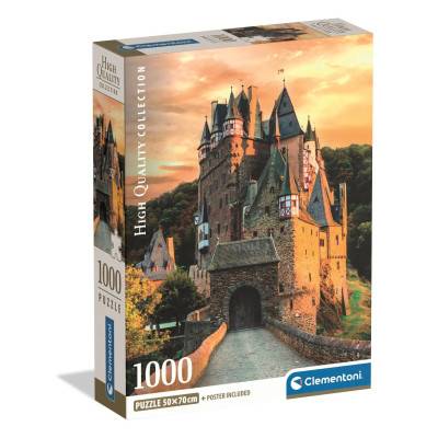 Puzzle 1000 elementów. Compact. Golden Hour at Eltz Castle