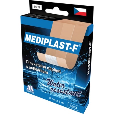 Mediplast 8 cm x 1 m textilní 1 ks