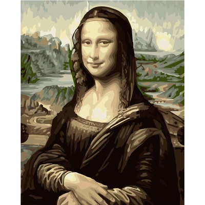 Seurat Malování podle čísel Mona Lisa 50 x 40 vícebarevná