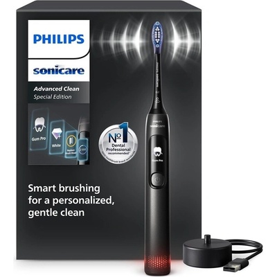 Philips Philips Sonic HX3792/11 Advanced Clean електрическа четка за зъби, черен (HX3792/11)