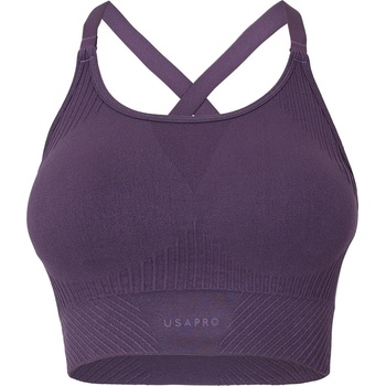 USA Pro UP Seamless Adjustable Sports Bra - Light Pink