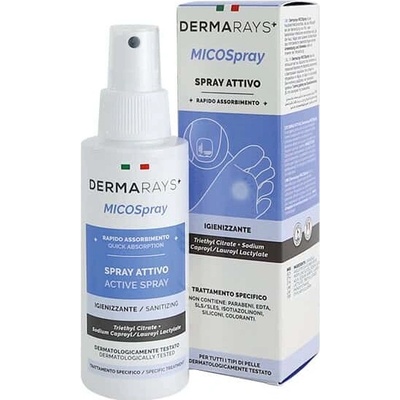 Dermarays MICOSPRAY aktívny dezinfekčný a dermoprotektívny čistiaci sprej 100 ml