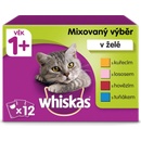 Krmivo pre mačky WHISKAS mixovaný výber v želé 12 x 85 g