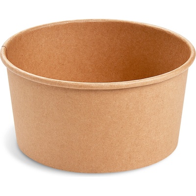 Wimex Papierová miska okrúhla kraft 115mm 350ml `S`