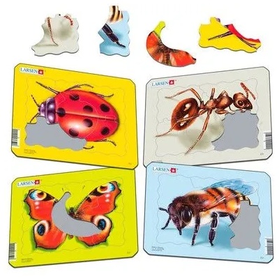 Larsen - Детски пъзел - Мини - Насекоми - 5 части (Z2)