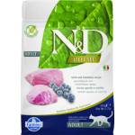 Farmina N&d prime feline lamb&blueberry adult - Пълноценна суха храна за котки в зряла възраст с агнешко и боровинки, 300 гр