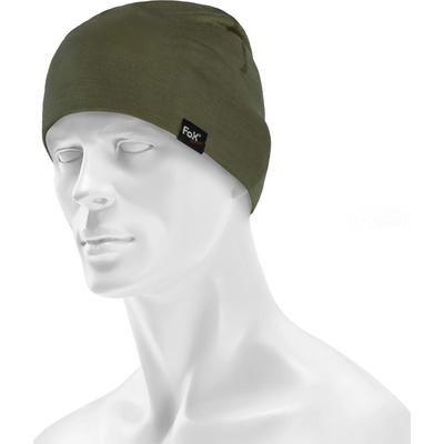 Vlněná čepice merino Lite zelená