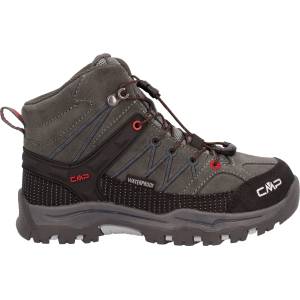 CMP Детски туристически обувки CMP Kid's Rigel Mid Trekking Shoes Waterproof Walking boots - Grey / Ferrari - размер 30 (EU) (702-3066-1613)