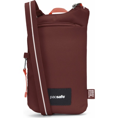 Pacsafe taška GO TECH CROSS BODY garnet red