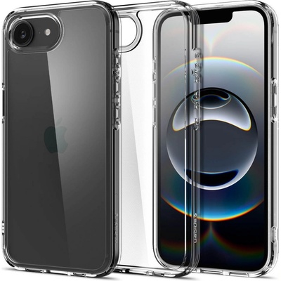 Spigen Удароустойчив кейс за иПхоне 16е от Spigen Ultra Hybrid - Crystal Clear (8809971239905)