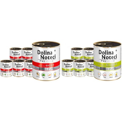 Dolina Noteci Prémiová zmes chutí bohatá na hovädzie a husacie mäso so zemiakmi 24 x 800 g