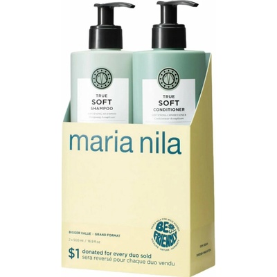 Maria Nila True Soft Duo - Šampon 500 ml + kondicionér 500 ml Dárková sada