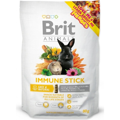 Brit Animals Immune Stick for Rodents 80 g – Zboží Mobilmania