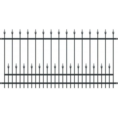Kovové plotové pole PLP50 š. 2000 x v. 1200 mm