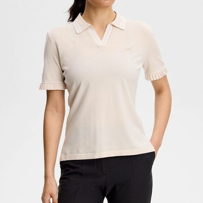 Dámska polokošeľa J.Lindeberg Ladies Mira Knitted Top Moonbeam