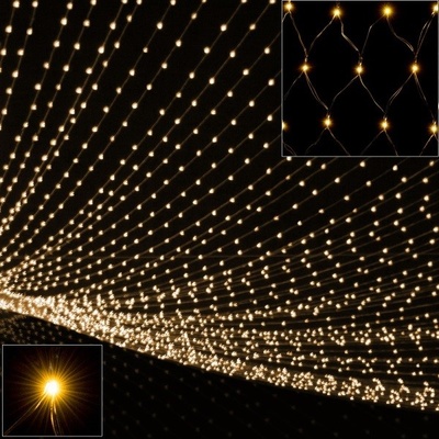 Deuba Síťový světelný řetěz teplá bílá 100 LED 120x120cm